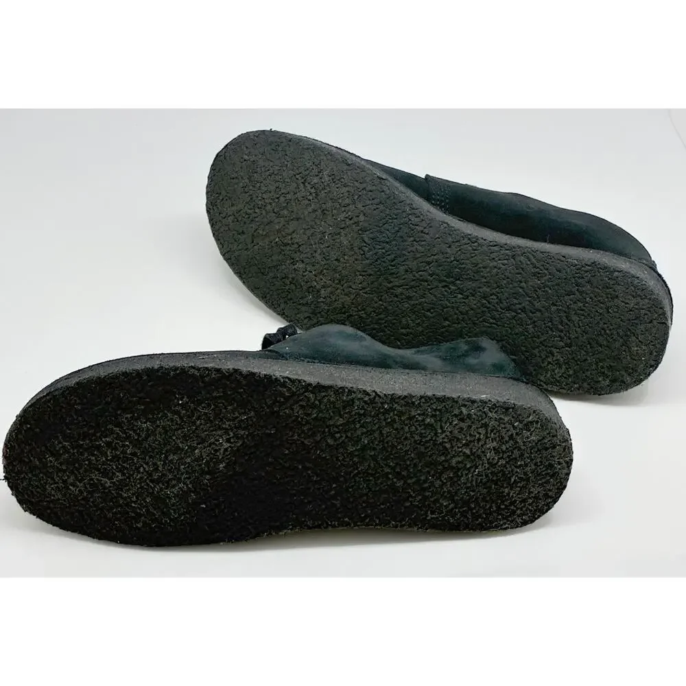 Clarks Mens Desert Trek Oxford - Black Suede, Size 8 EUC